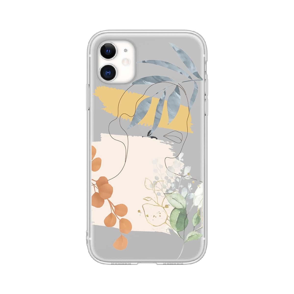 

Abstract Figure & Plants iPhone Case, Multicolor