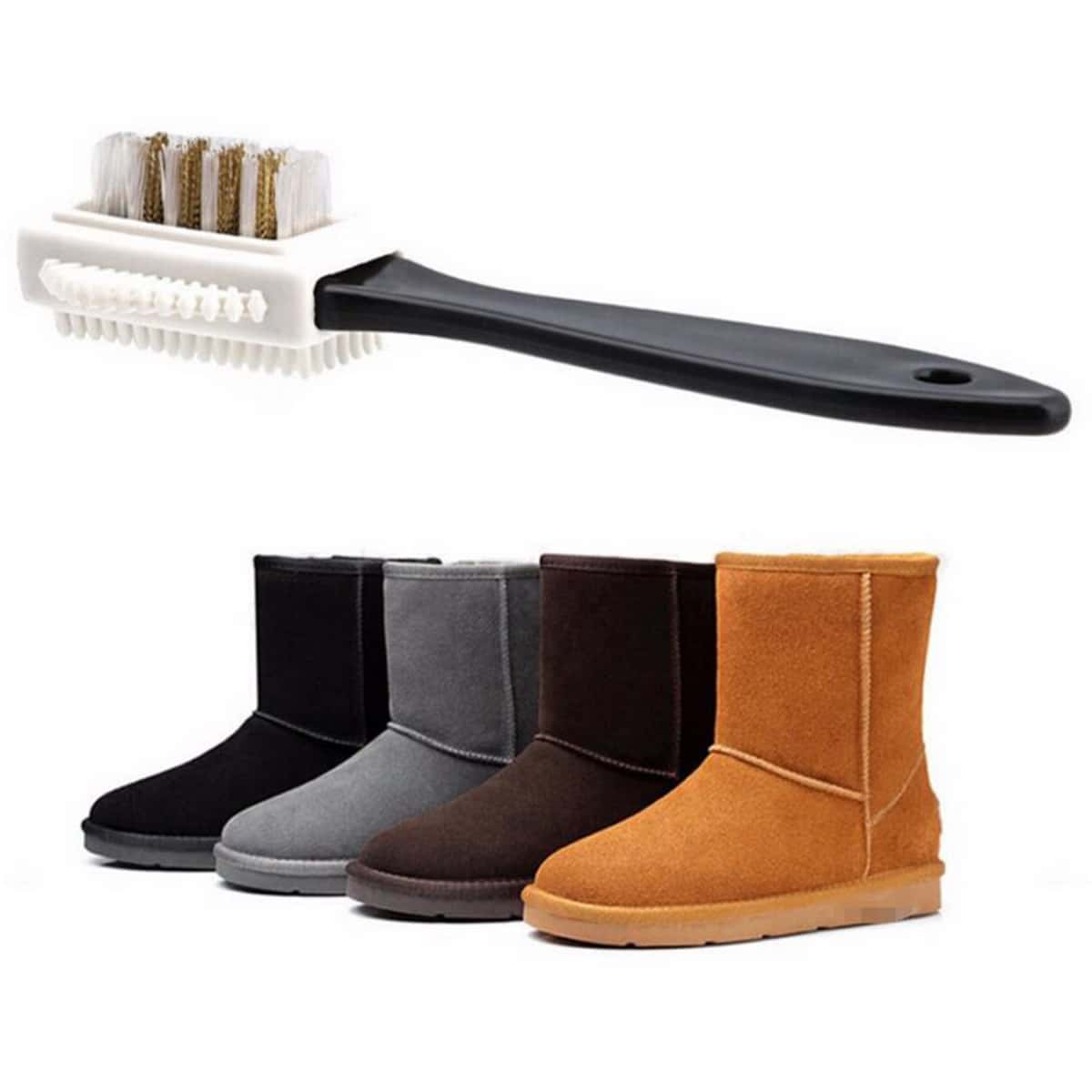 

1pc Shoes Cleaning Brush, Black and white