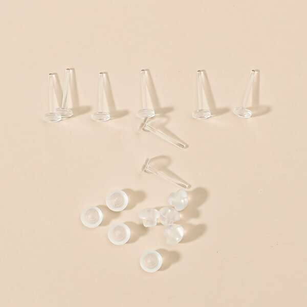 

16pcs Acrylic Earring Set, White
