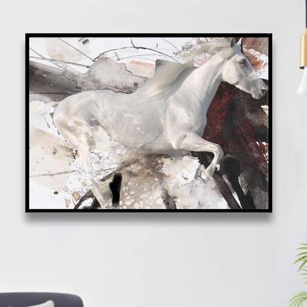 

Horse Print Diamond Painting Without Frame, Multicolor