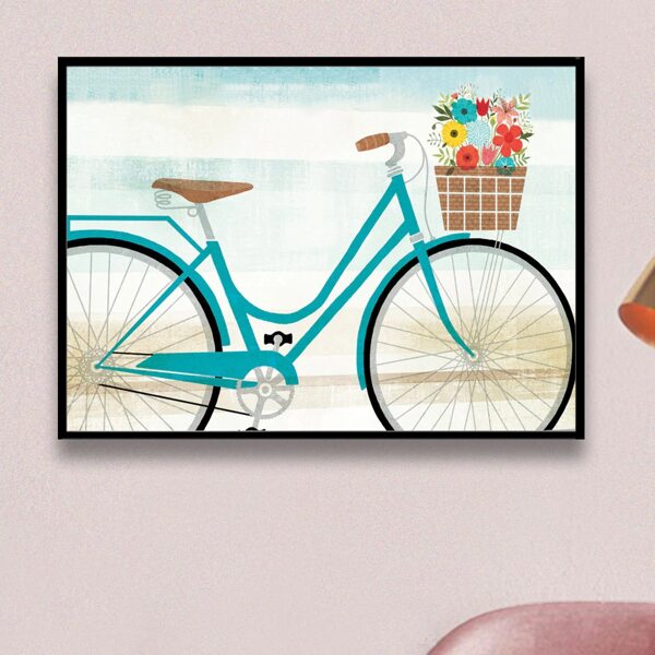 

Bicycle Print Diamond Painting Without Frame, Multicolor