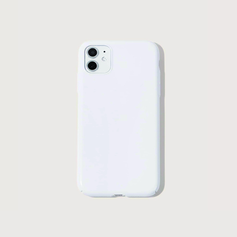 

Solid iPhone Case, White