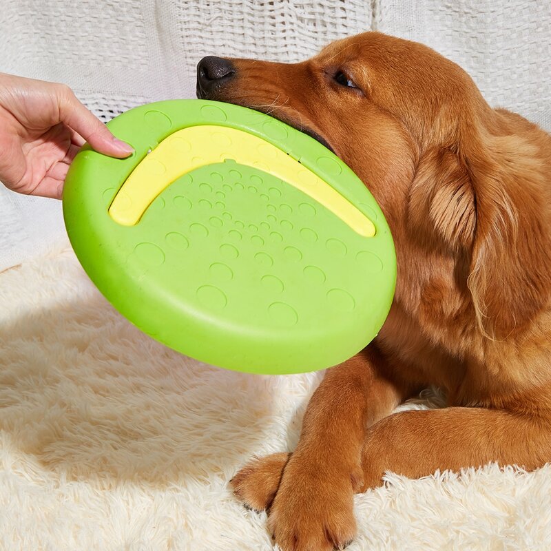 

1pc Colorblock Dog Frisbee, Multicolor
