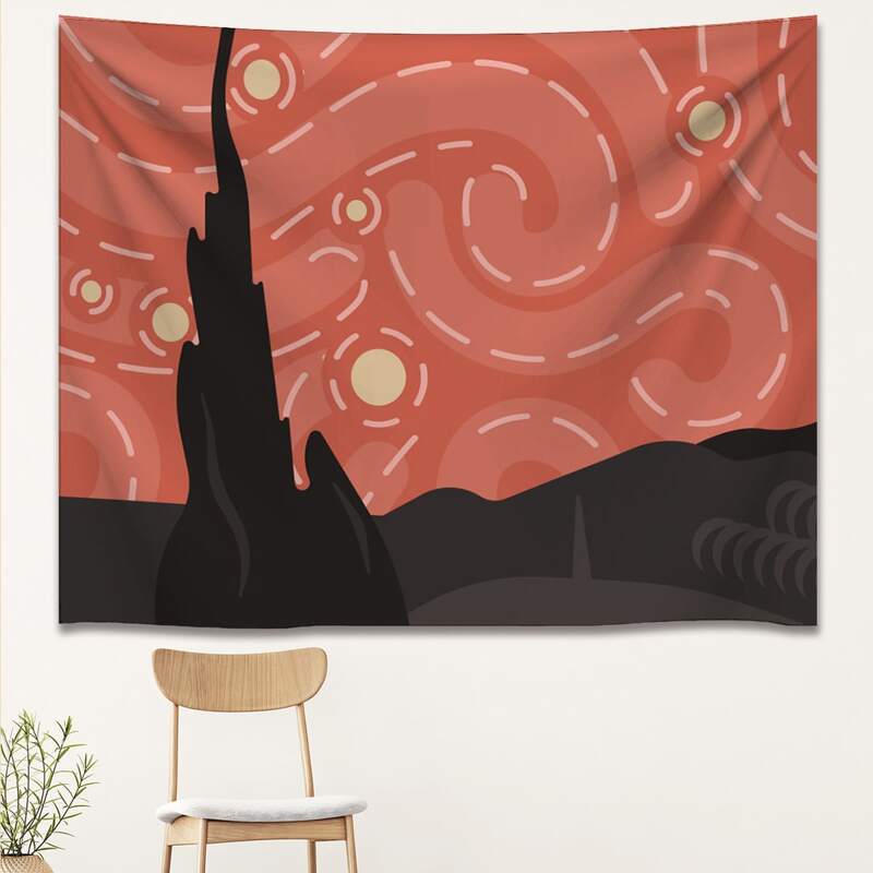

Abstract Pattern Tapestry, Multicolor