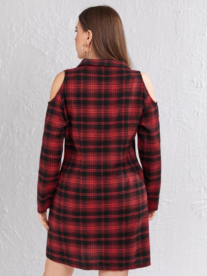 open lace back dress Hell Bunny Janine Tartan Pinafore 40's Swing Dress Black Red