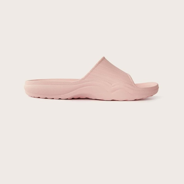 

Minimalist Plain Slides, Baby pink