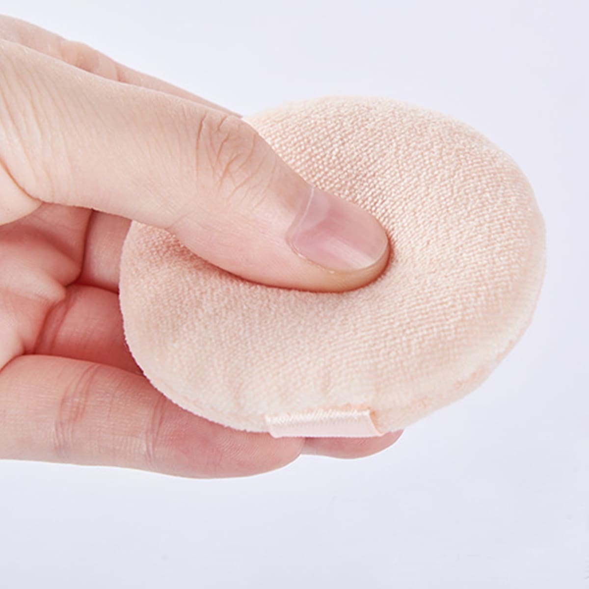 

1pc Makeup Puff, Beige