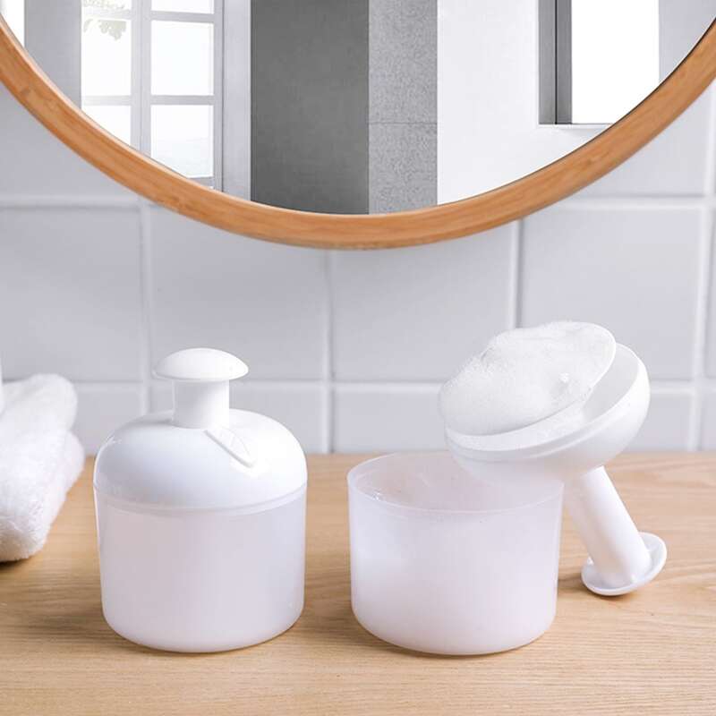 

1pc Face Cleaner Bubbler Cup, White
