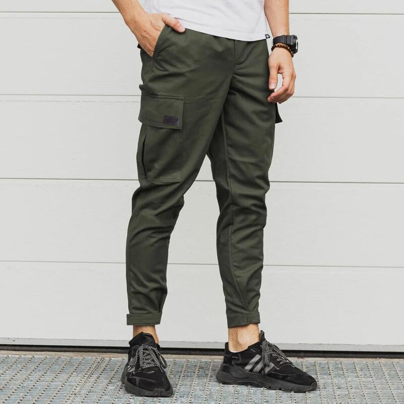 

Guys Flap Pocket Cargo Pants, Army green