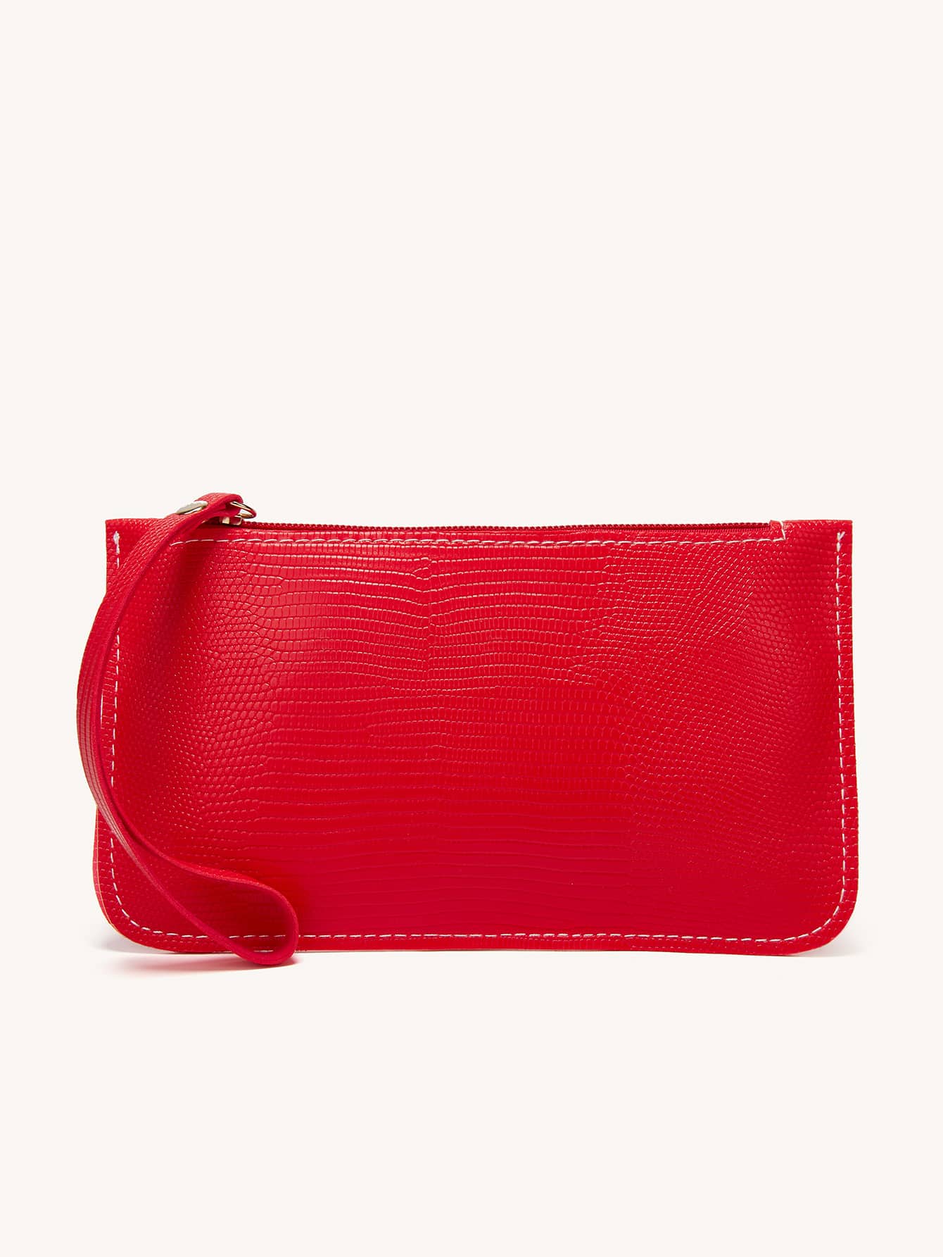 Mini Lizard Pattern Clutch Bag With Wristlet thumbnail