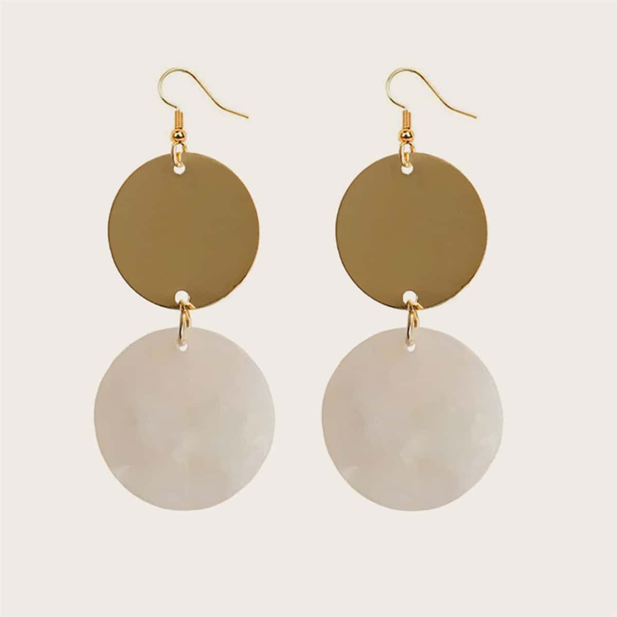 

Geo Ring Drop Earrings, Multicolor
