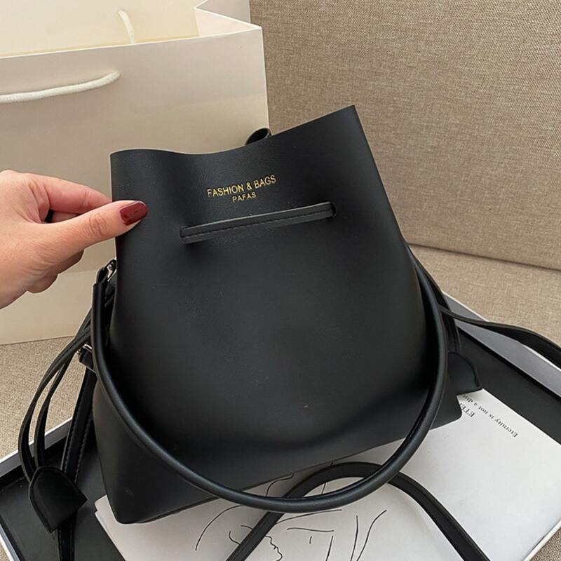 

Letter Shoulder Bag, Black