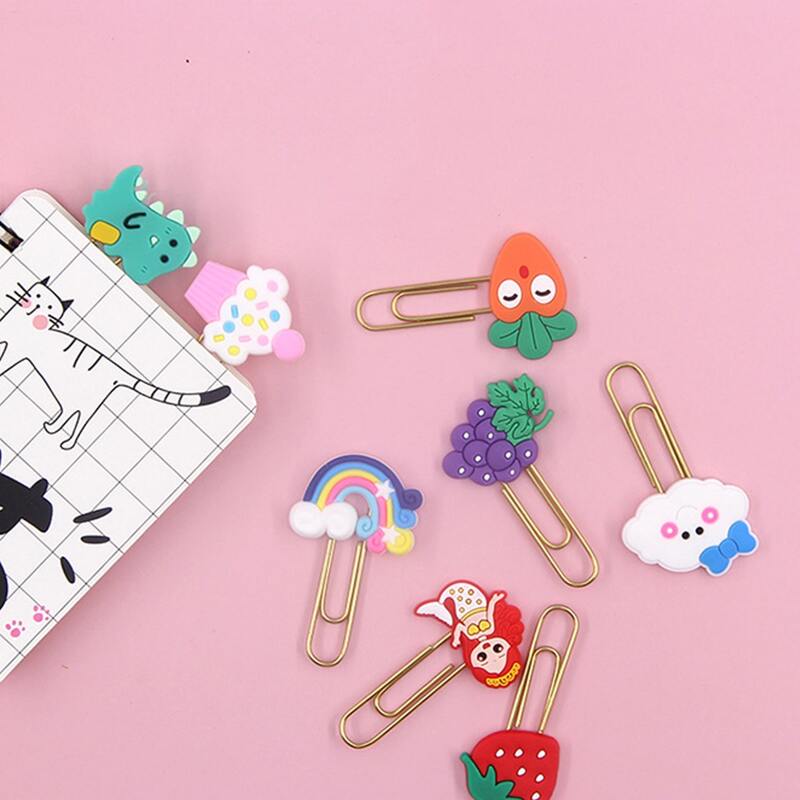 

2pc Random Cartoon Paper Clip, Multicolor