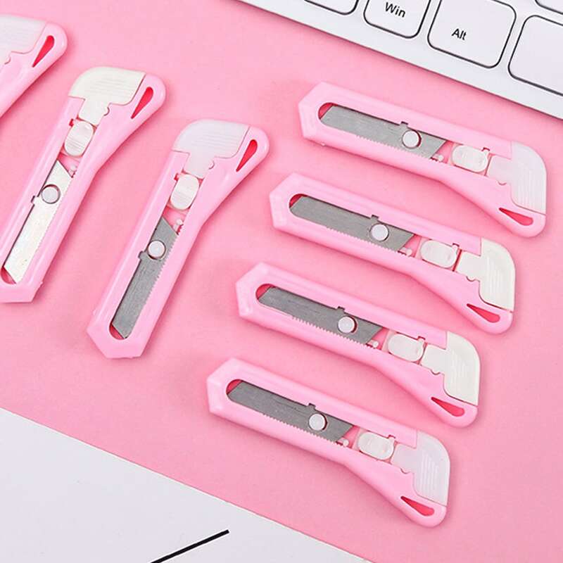 

1pc Mini Utility Knife, Pink