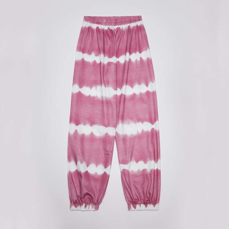 

Color Block Carrot Pants, Dusty pink