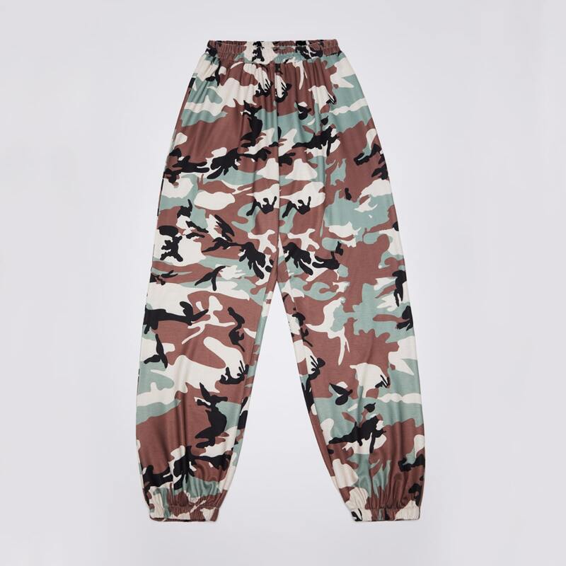 

Camo Print Elastic Waist Sweatpants, Multicolor