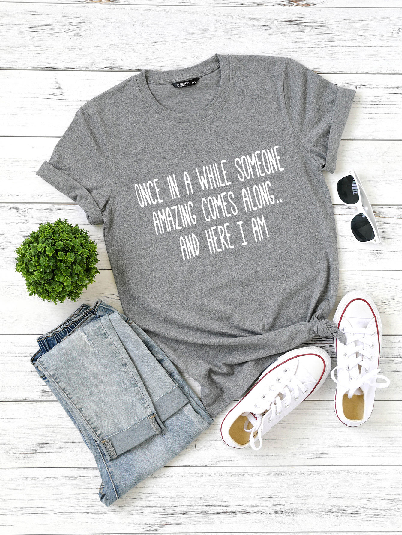Plus Slogan Graphic Tee thumbnail