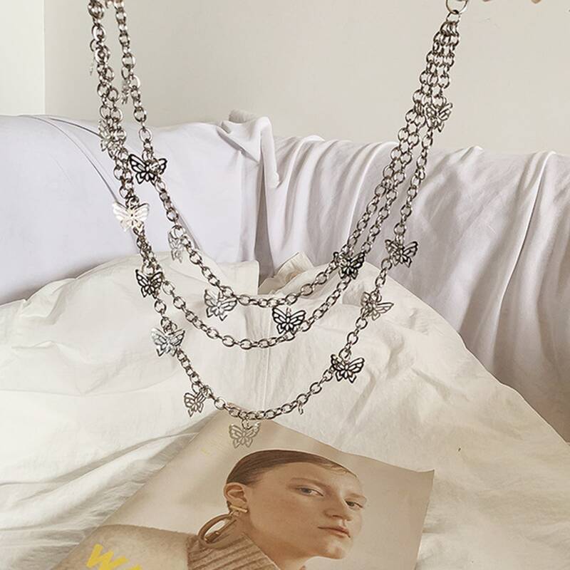 

Butterfly Pants Chain, Silver
