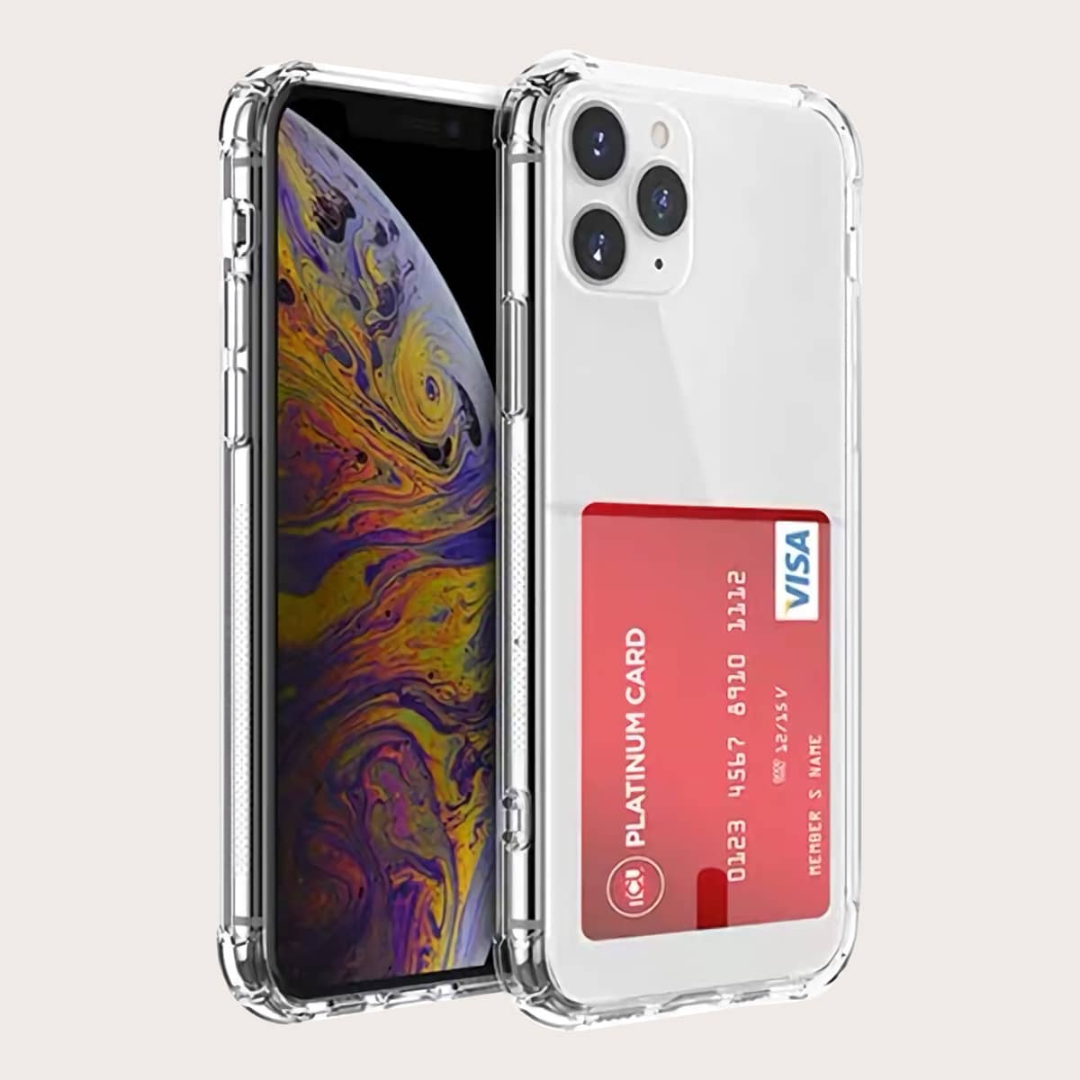 

Clear Wallet iPhone Case