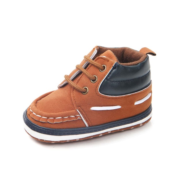

Baby Boy Lace-up Front High Top Sneakers, Brown