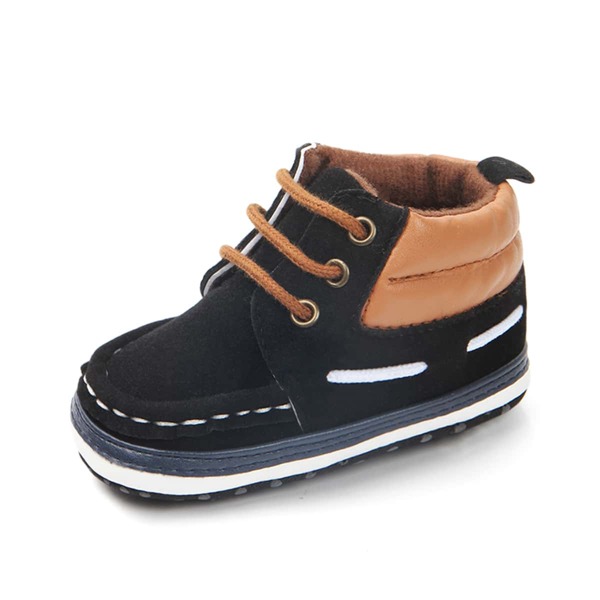 

Baby Boy Lace-up Front High Top Sneakers, Black