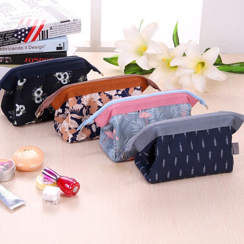 

1pc Travel Cosmetic Storage Bag, Multicolor