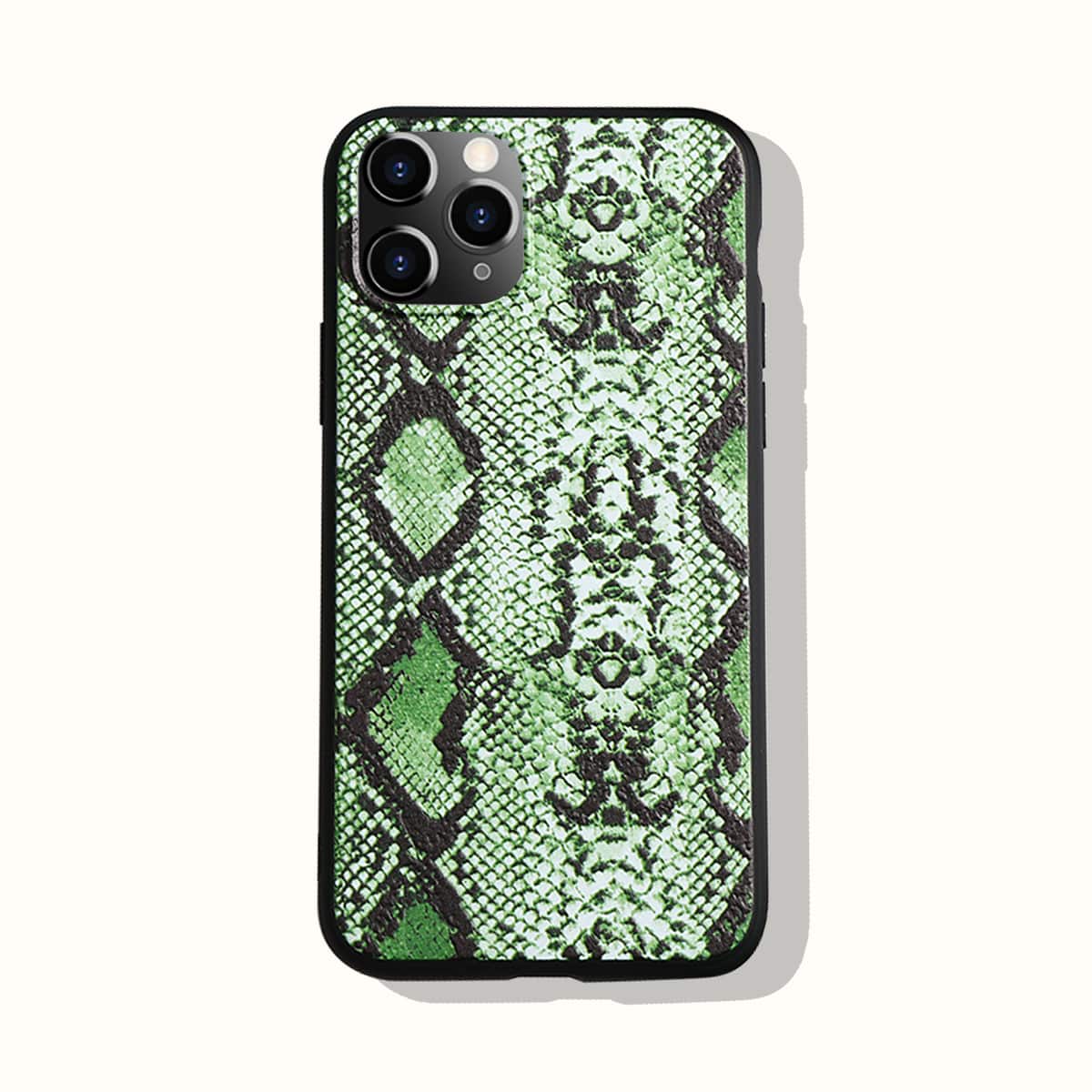 

Snakeskin Pattern Phone Case, Green