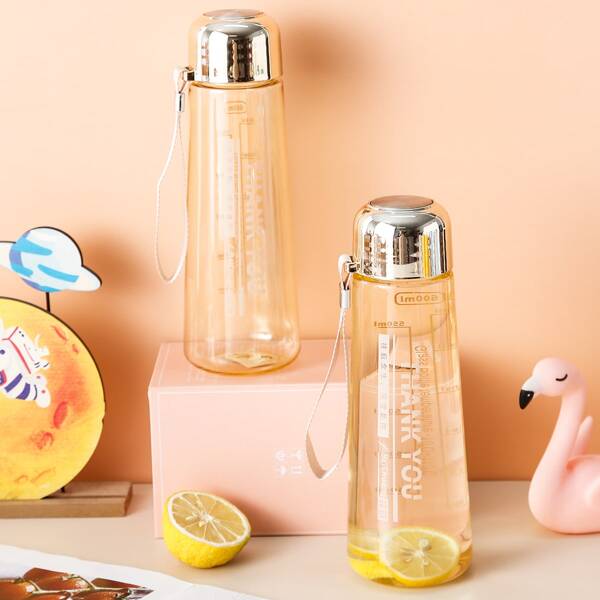 

1pc Portable Water Bottle, Yellow