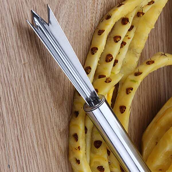 

1pc Stainless Steel Pineapple Knife, Silver
