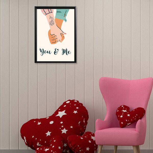 

Hand Print Wall Painting Without Frame, Multicolor