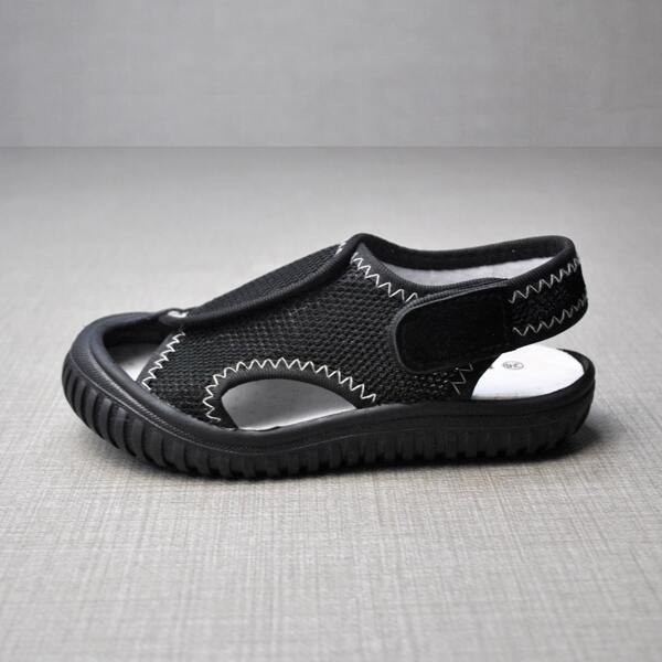 

Toddler Boys Mesh Panel Slingback Sandals, Black
