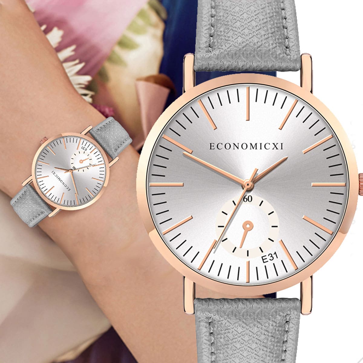 

Minimalist Round Pointer Quartz Watch