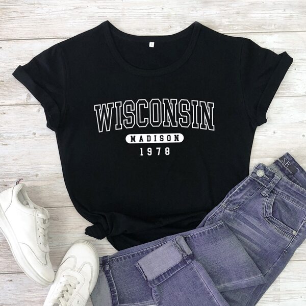 

Letter Graphic Short Sleeve Tee, Black