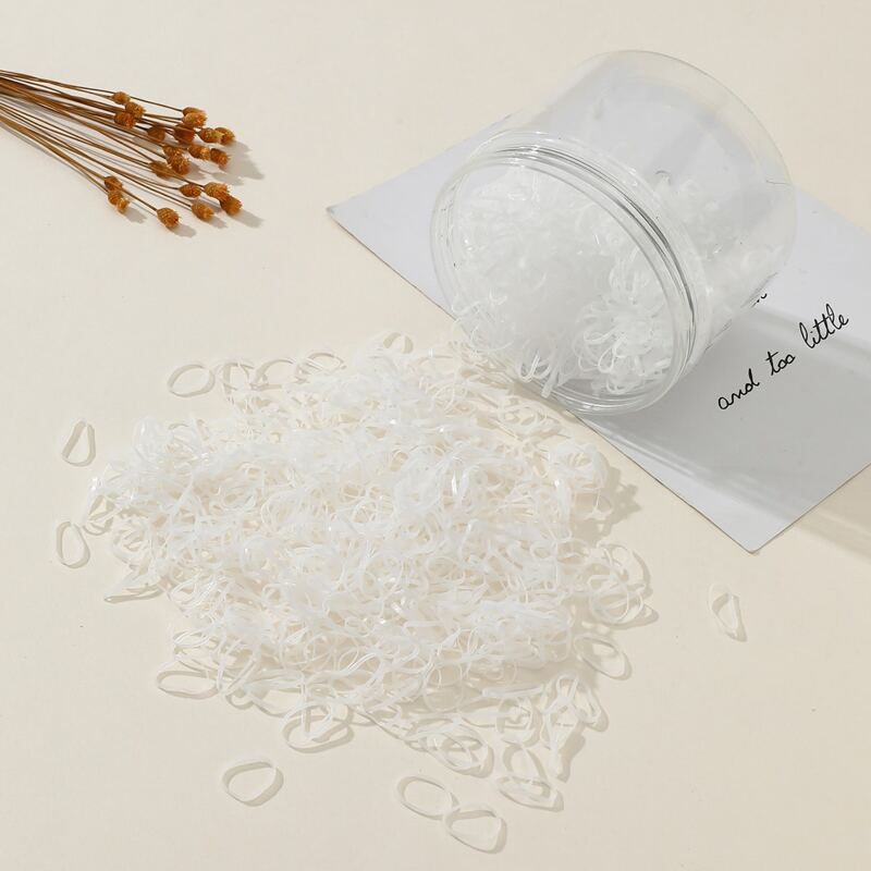 

1box Clear Mini Hair Tie