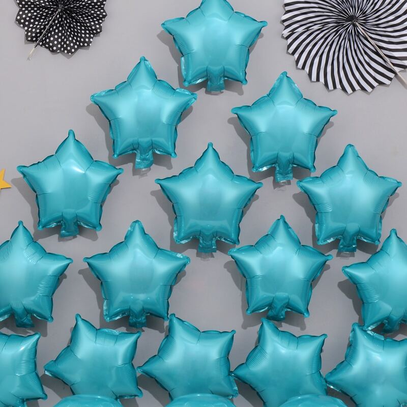 

50pcs Star Shaped Balloon, Blue