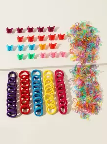1070pcs Butterfly Design Hair Accessory