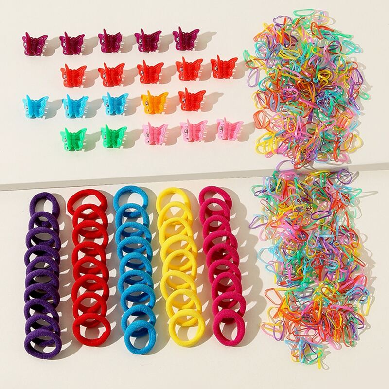 

1070pcs Butterfly Design Hair Accessory, Multicolor