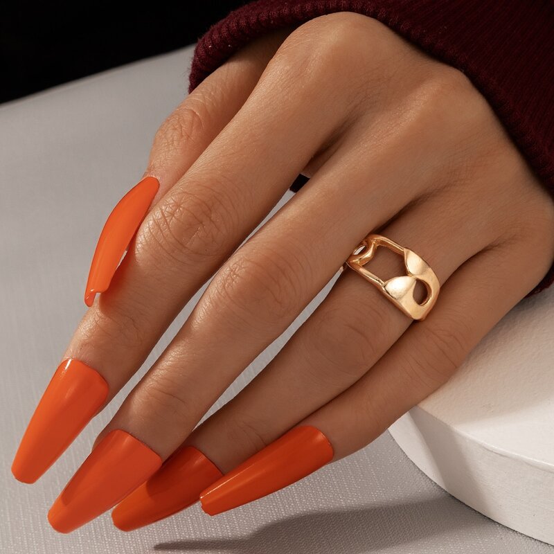 

Hollow Statement Ring, Gold