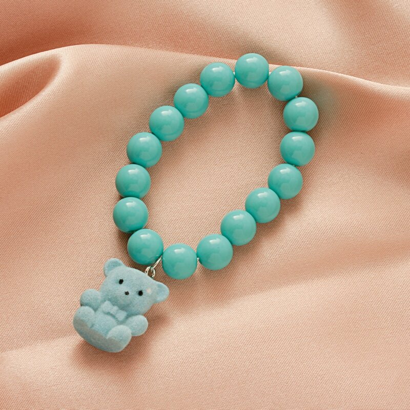 

Bear Beaded Bracelet, Blue