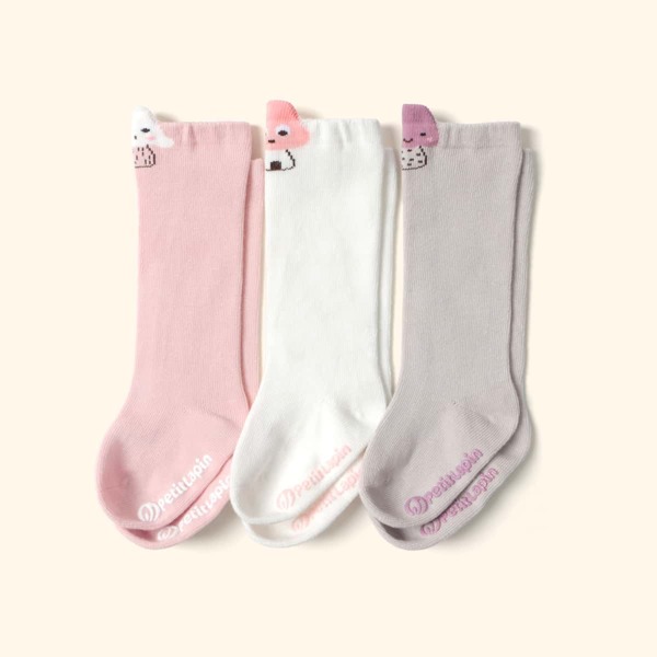 

3pairs Baby Cartoon Graphic Socks, Multicolor