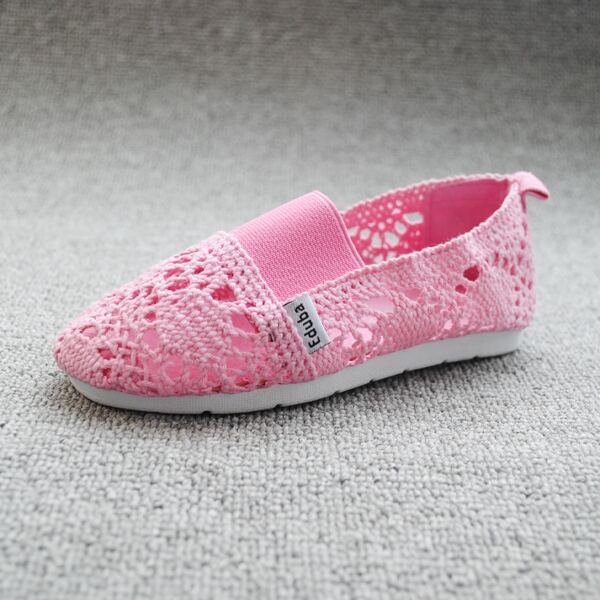 

Toddler Girls Plain Knit Flats, Pink