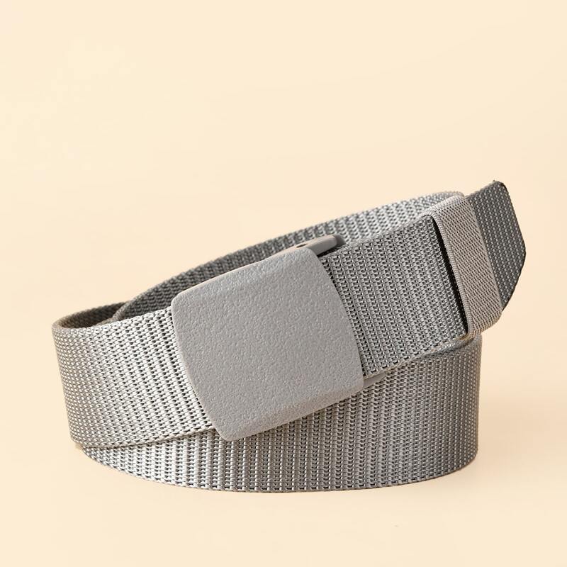

Guys Nylon Buckle Tape Belt, Grey