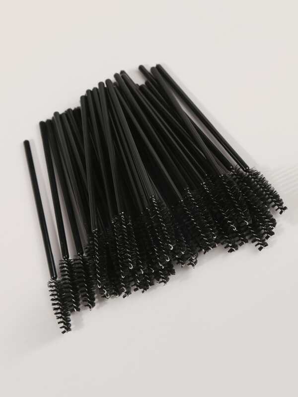 One-Time Eyebrow Brush 50 Filled Colored Solidity Noodle Makeup Brushes