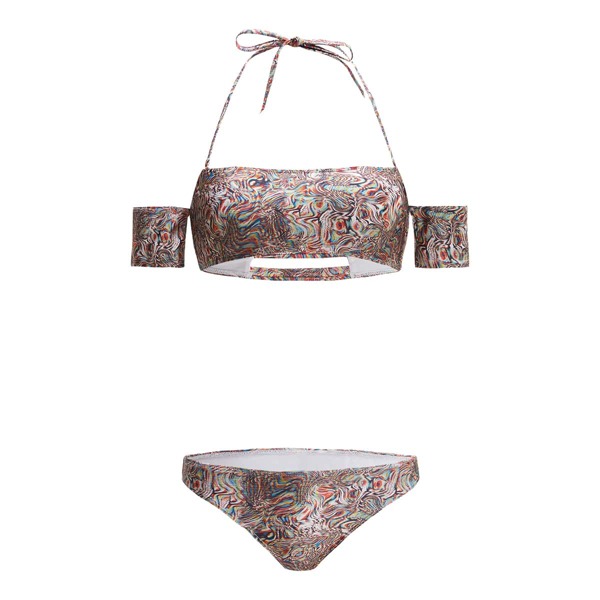 

Бикини-халтер с принтом, Многоцветный