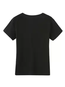 Chiquease Moon And Mountain Print Tee - Black - View 2