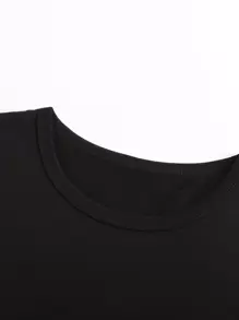 Chiquease Moon And Mountain Print Tee - Black - View 3