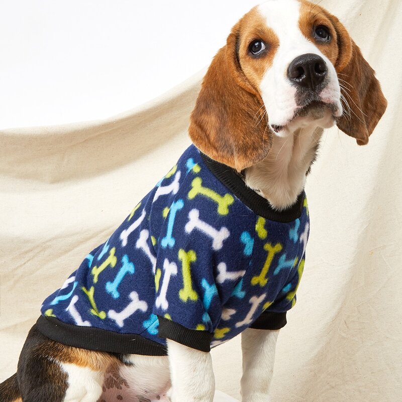 

Bone Print Pet Tee, Multicolor