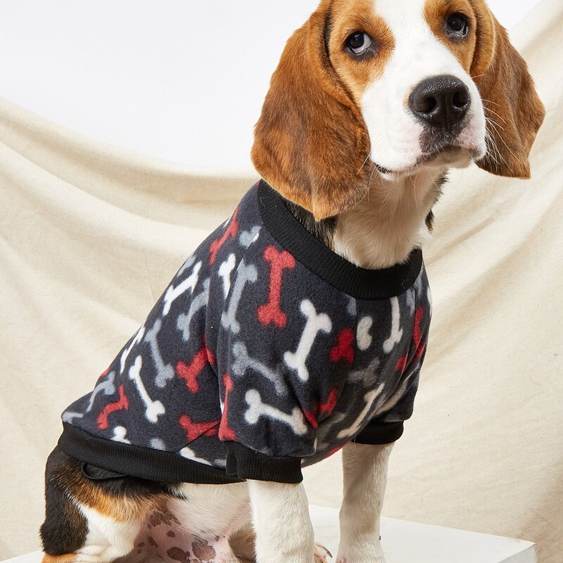 

Bone Print Pet Tee, Multicolor