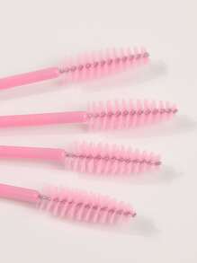 One-Time Eyebrow Brush 50 Filled Colored Solidity Noodle Makeup Brushes,Brush Set,Makeup Brush Kit,Make Up Brush Set,Make Up Set Complete,Makeup Brush Set,Complete Makeup Kit,Brush Kit,Brushes Makeup Set,Makeup Gift Set,Set - Pink - View 3