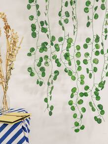 SHEIN 1 bucată frunze artificiale, plante false, decor de toamnă, cameră, birou, decor de grădină, lucruri pentru decorarea camerei Crăciun pentru cadouri de sărbători